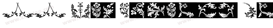 YY Old English Dingbats字体转换